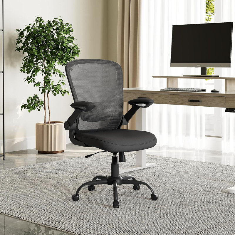 Mesh Office Chair Ergonomic Desk Chair With Adjustable Lumbar Support